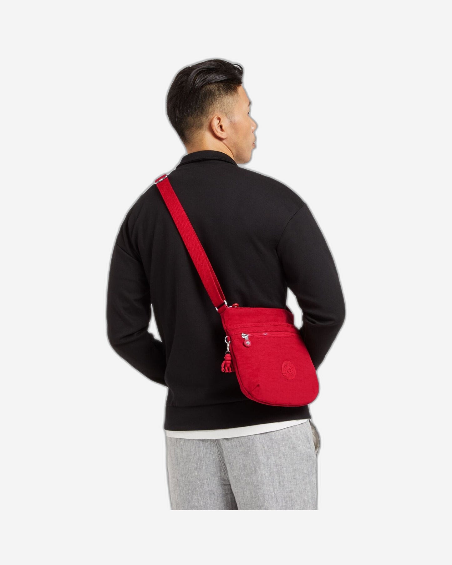 Kipling Arto Red Rouge Medium Crossbody Bag C219911-Z33