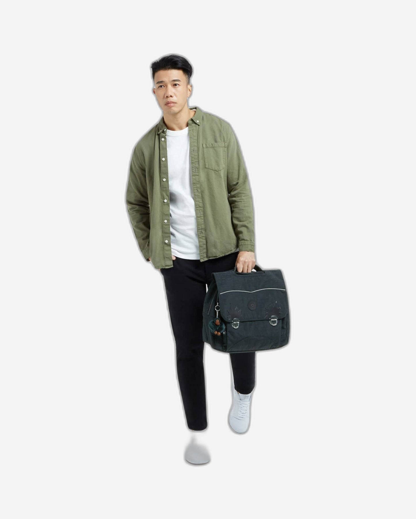 Kipling Iniko True Blue Tonal Medium Backpack C221092-4DX