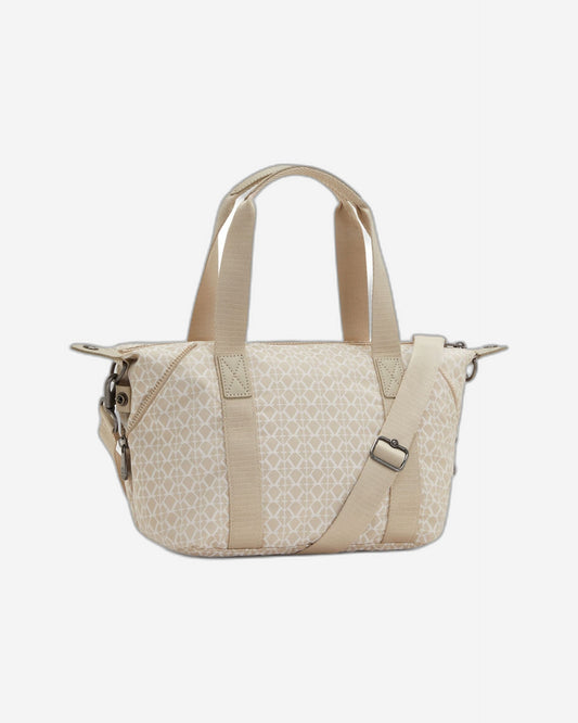 Kipling Art Mini Signature Beige Small Hand Bag C2I2526-R63