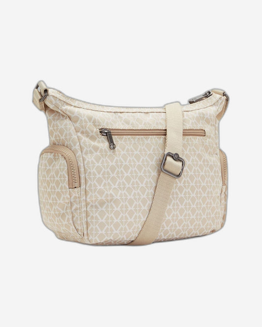 Kipling Gabbie S Signature Beige Small Crossbody Bag C2I2536-R63