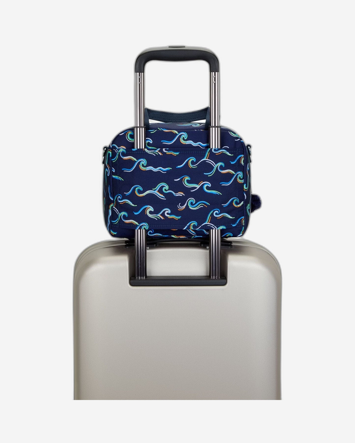 Kipling Miyo Fun Ocean Print Large Lunch Bag with Trolley Sleeve C2I2989-W92