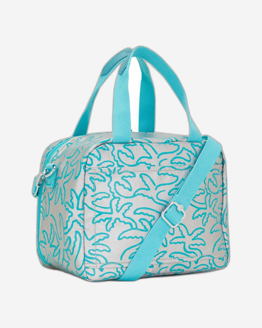Kipling Miyo Metallic Palm Large Lunch Bag with Trolley Sleeve C2I4126-1PM