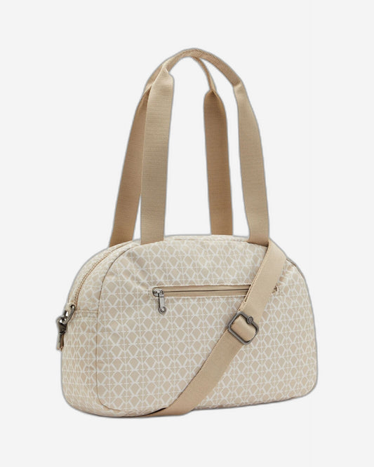 Kipling Cool Defea Signature Beige Medium Shoulder Bag C2I6454-R63