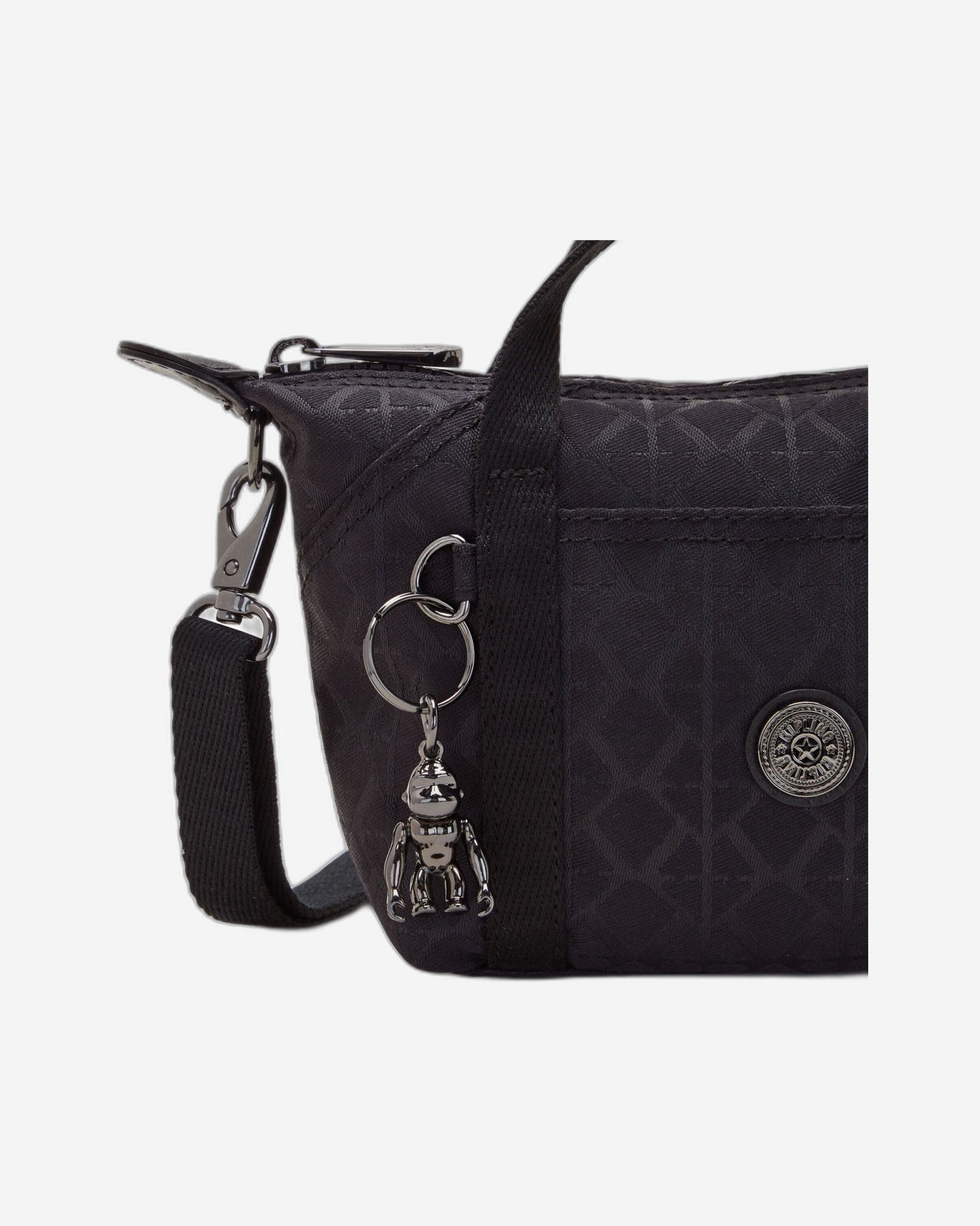Kipling Art Compact Signature Blk Q Small Crossbody Bag C2I7492-M34