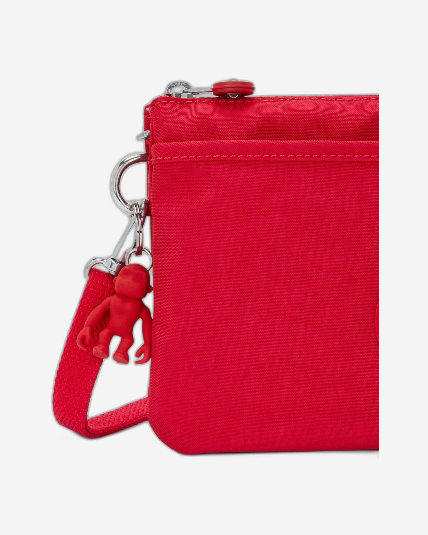Kipling Riri Red Rouge Large Pouch with Crossbody Strap C2I7590-Z33
