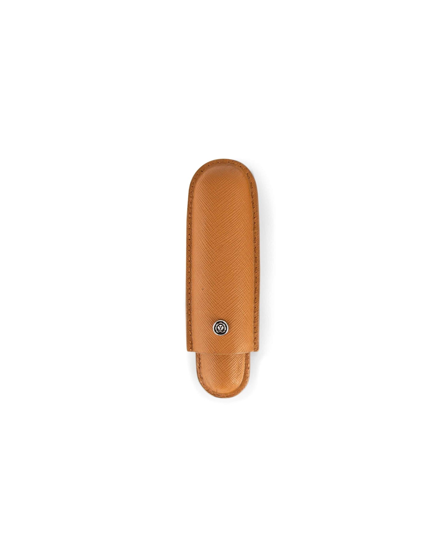 Cross Leather Single Pen Case - Mocha