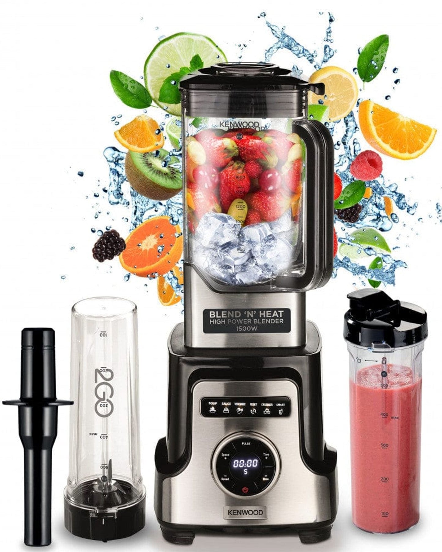 Kenwood Blend N Heat Premium Power Blender with Multi-Speed Control