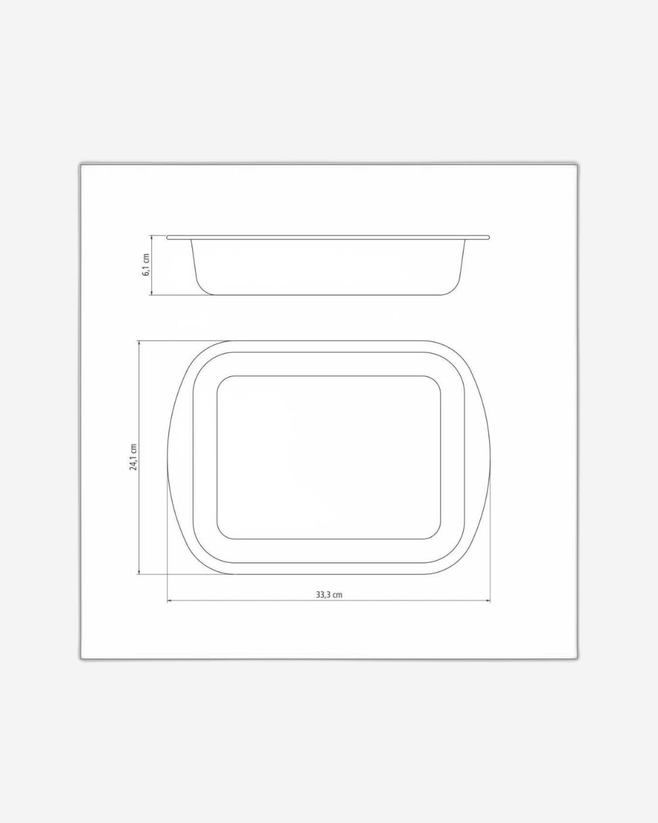 Tramontina Brasil Deep Roasting Pan 3.3L