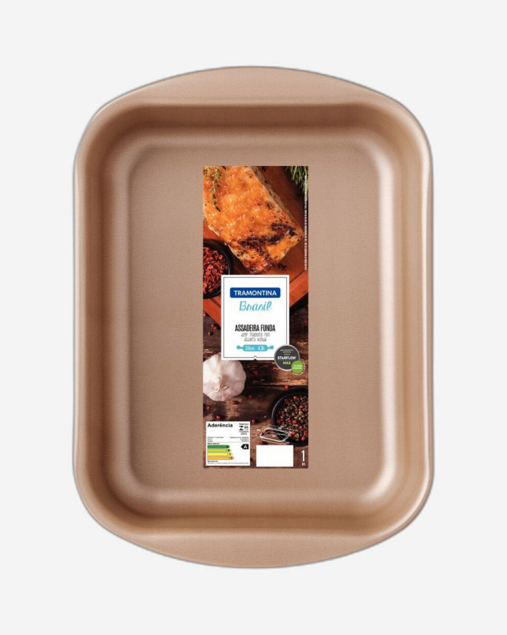 Tramontina Brasil Roasting Pan 4.9L Red