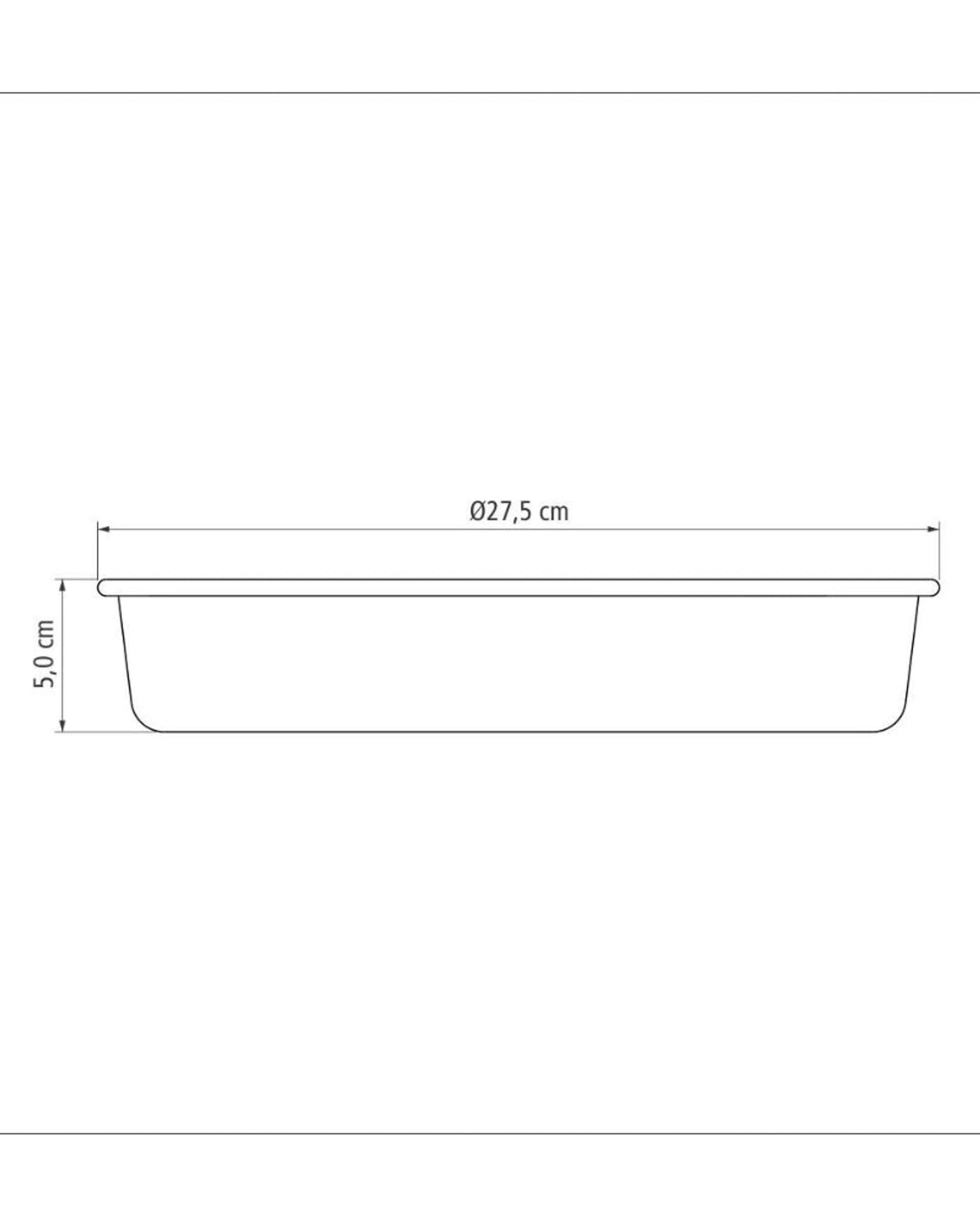 Tramontina Brasil Aluminum Round Baking Pan with Interior and Exterior Starflon Max Nonstick Coating Graphite, 26 cm, 2,4 L
