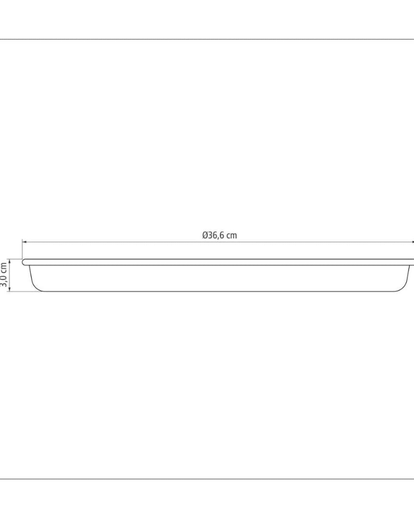 Tramontina Brasil Pizza Pan 35cm 2.5L