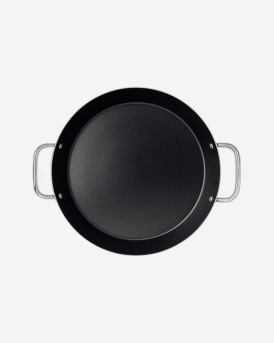 Tramontina Loreto Aluminum Paella Pan with Interior Starflon Max Nonstick Coating and Metallic Handles Graphite 30 cm, 2,5 L