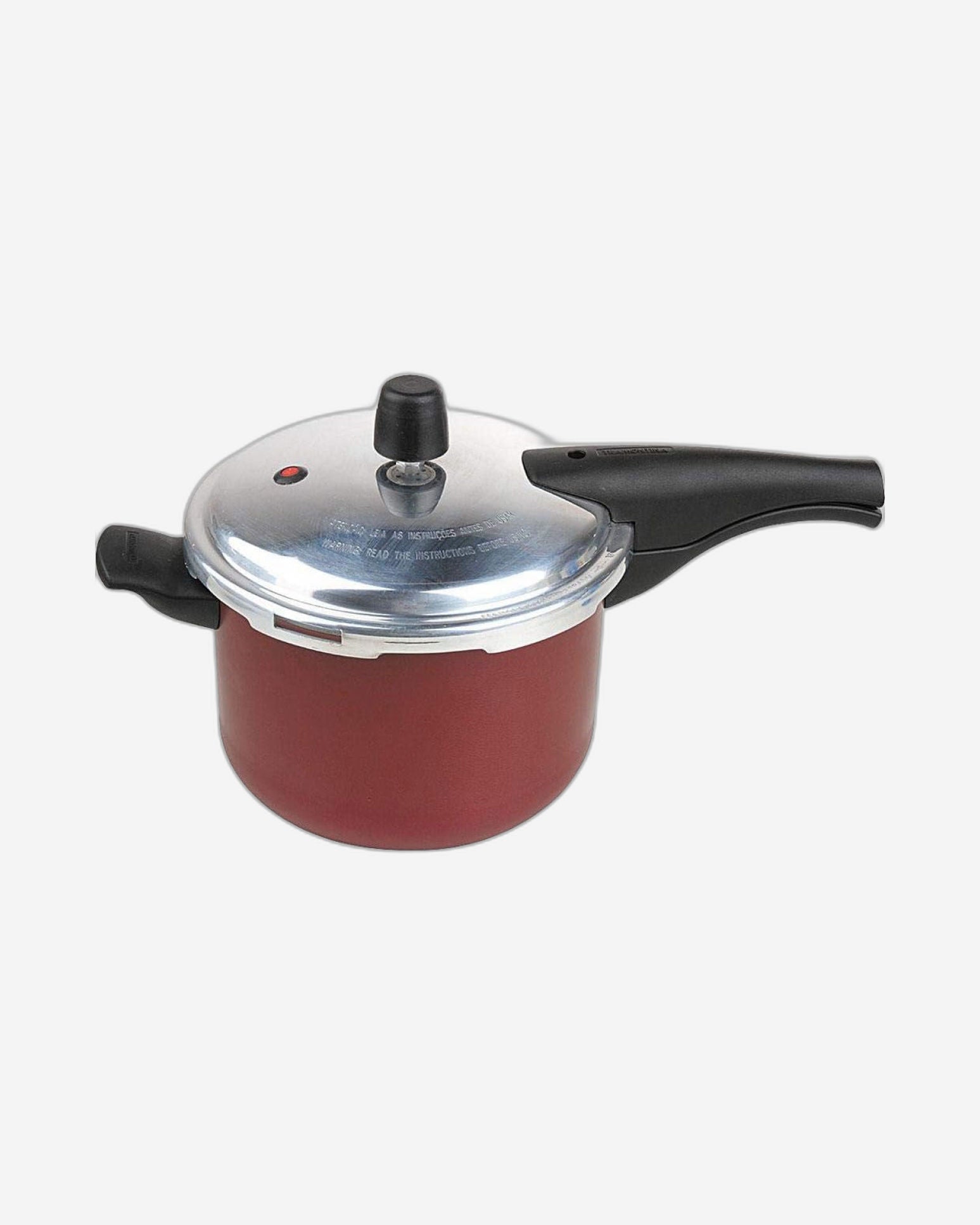 Tramontina Brazil Vancouver 20cm 4.5L Blue Aluminum Pressure Cooker with Easy to Clean Interior and Exterior Starflon Max PFOA Free Nonstick Coating