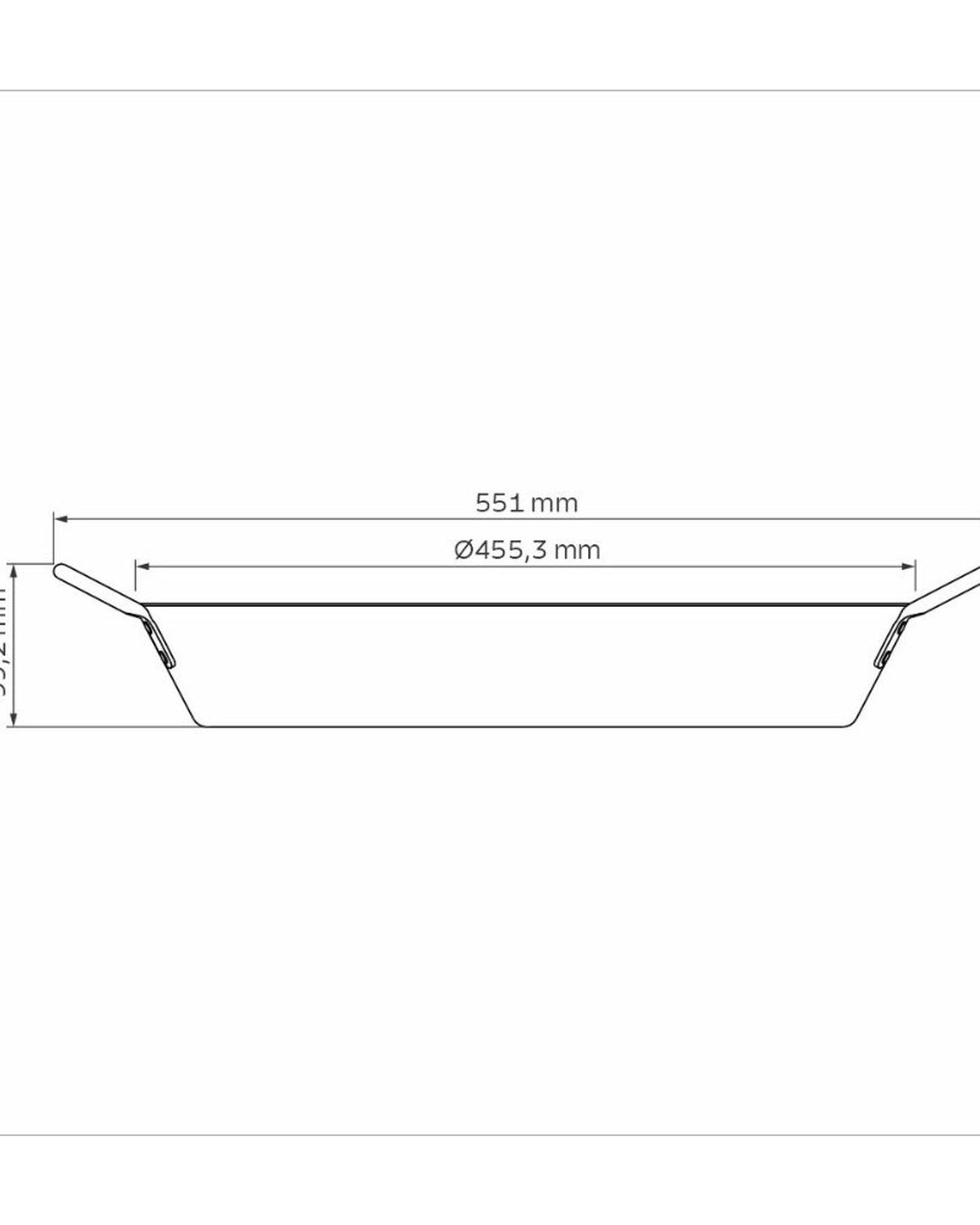 Tramontina Professional Paella Pan 9.2L