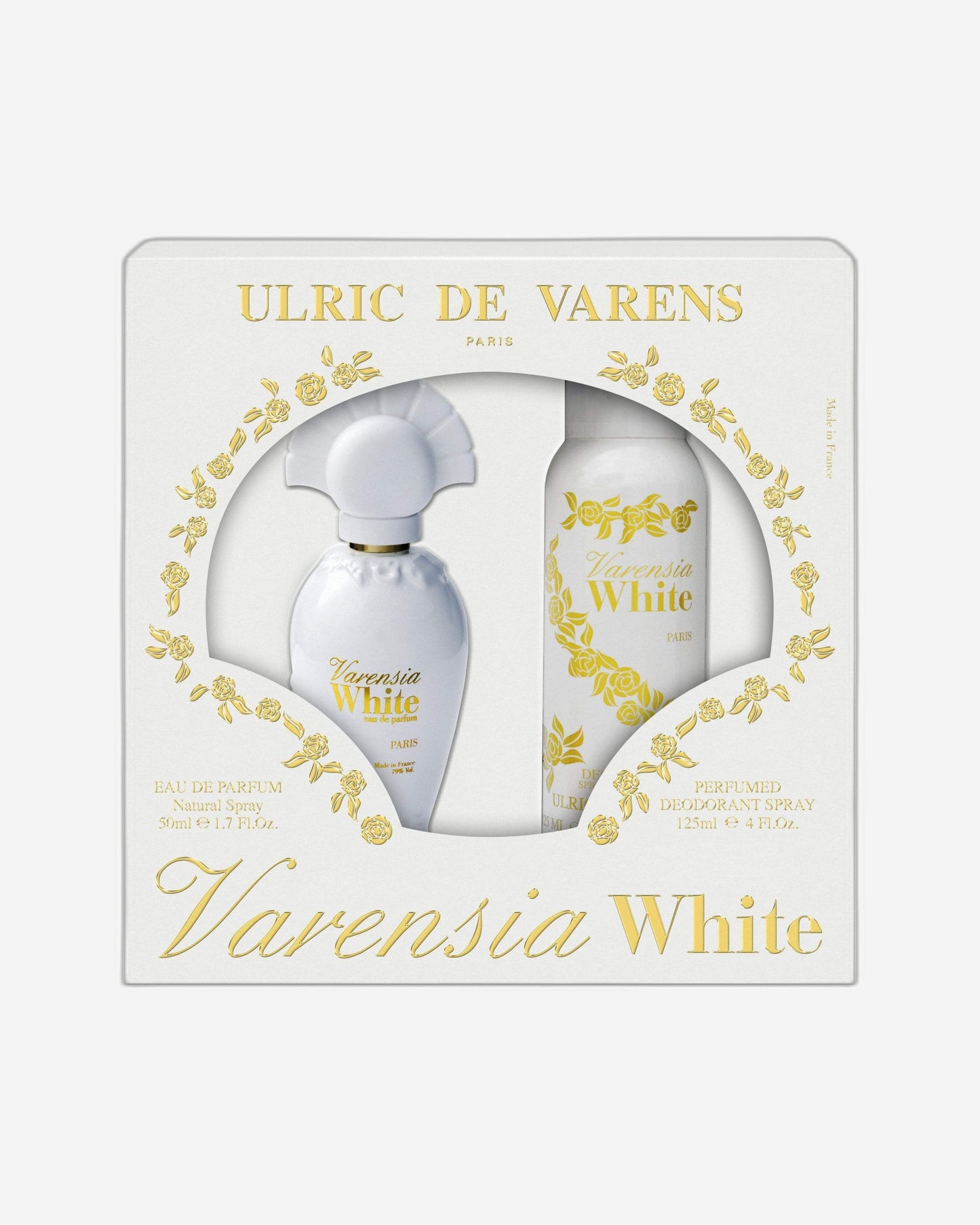 Ulric De Varens Varensia White Coffret (EDP 50ml + Deodorant Spray 125ml)