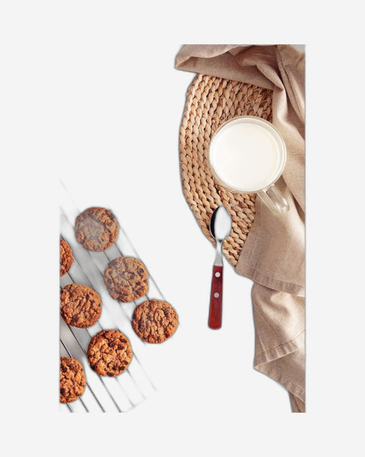 Tramontina Tea Spoon with Stainless-Steel Bowl and Treated Red Polywood Wood Handle