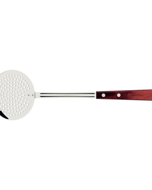 Tramontina Skimmer with Stainless-Steel Scoop and Treated Red Polywood Handle