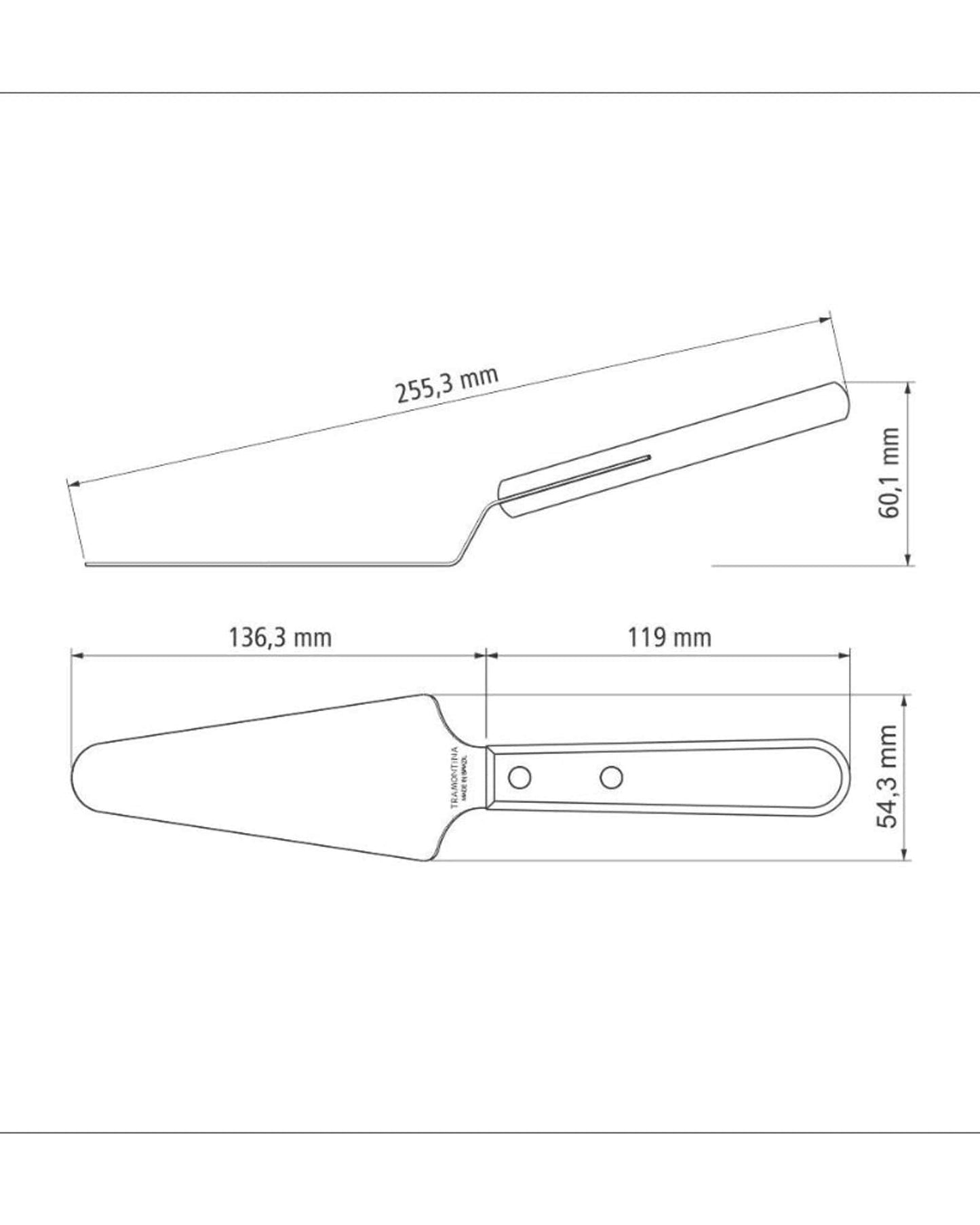 Tramontina Cake Spatula 5Inch Red