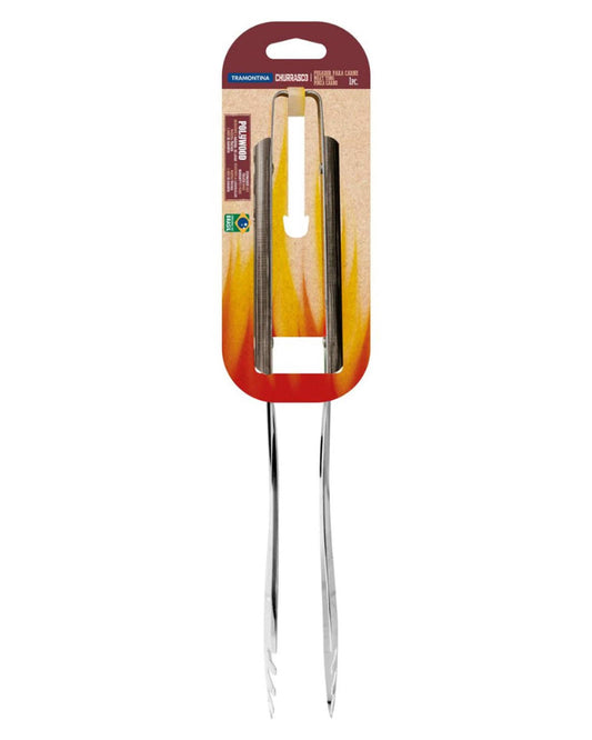 Tramontina Churrasco Meat Tongs Brown