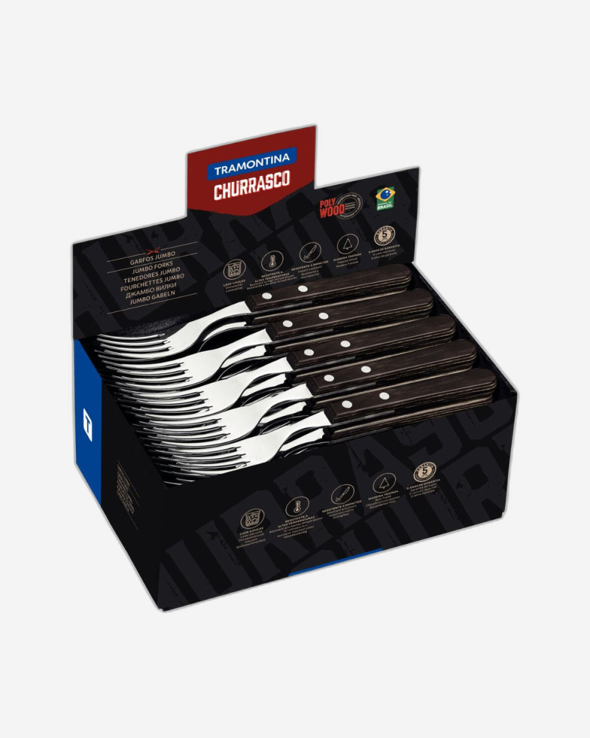 Tramontina Jumbo Fork Brown
