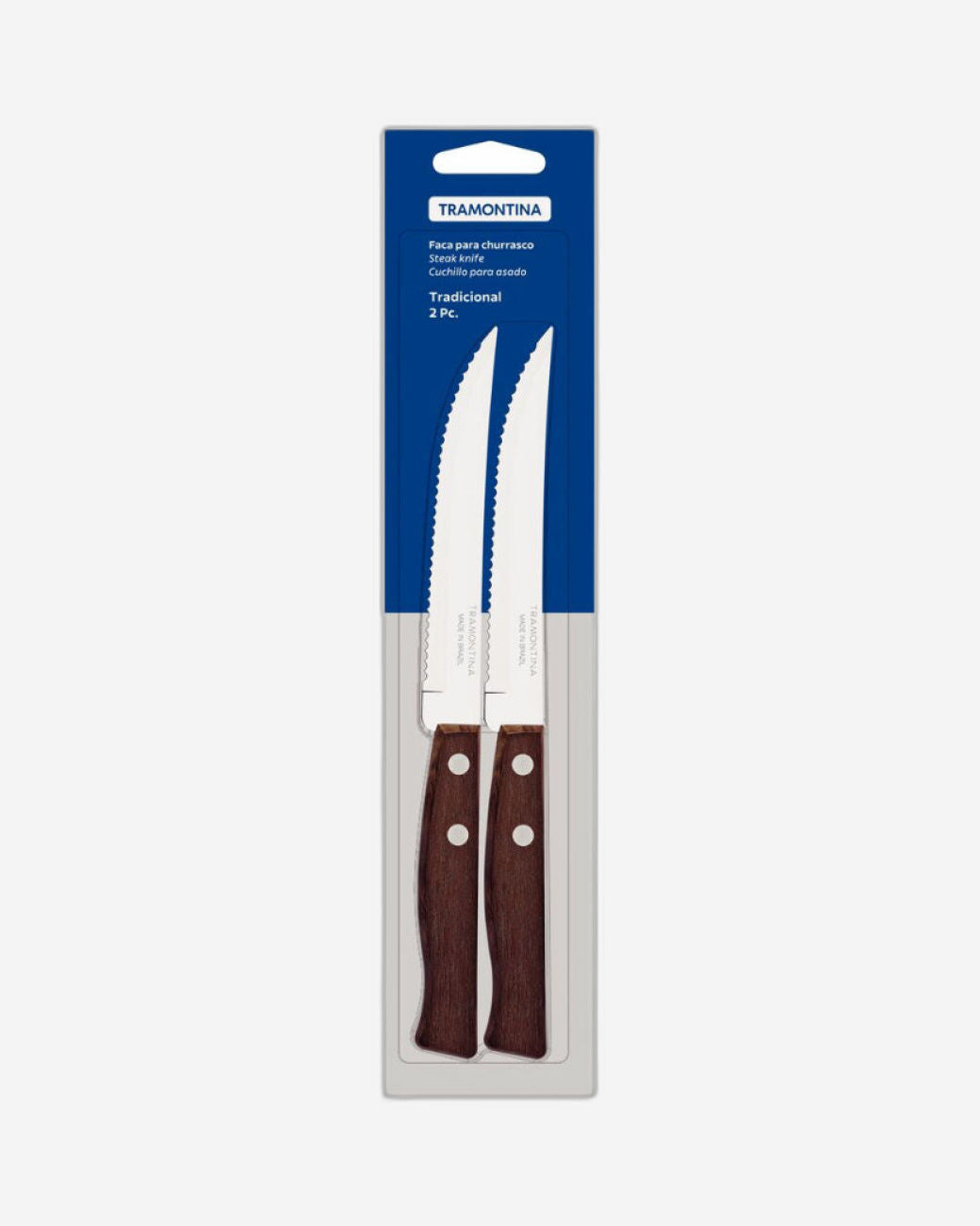 Tramontina Tradicional Steak and Fruit Knife Set 2Pc