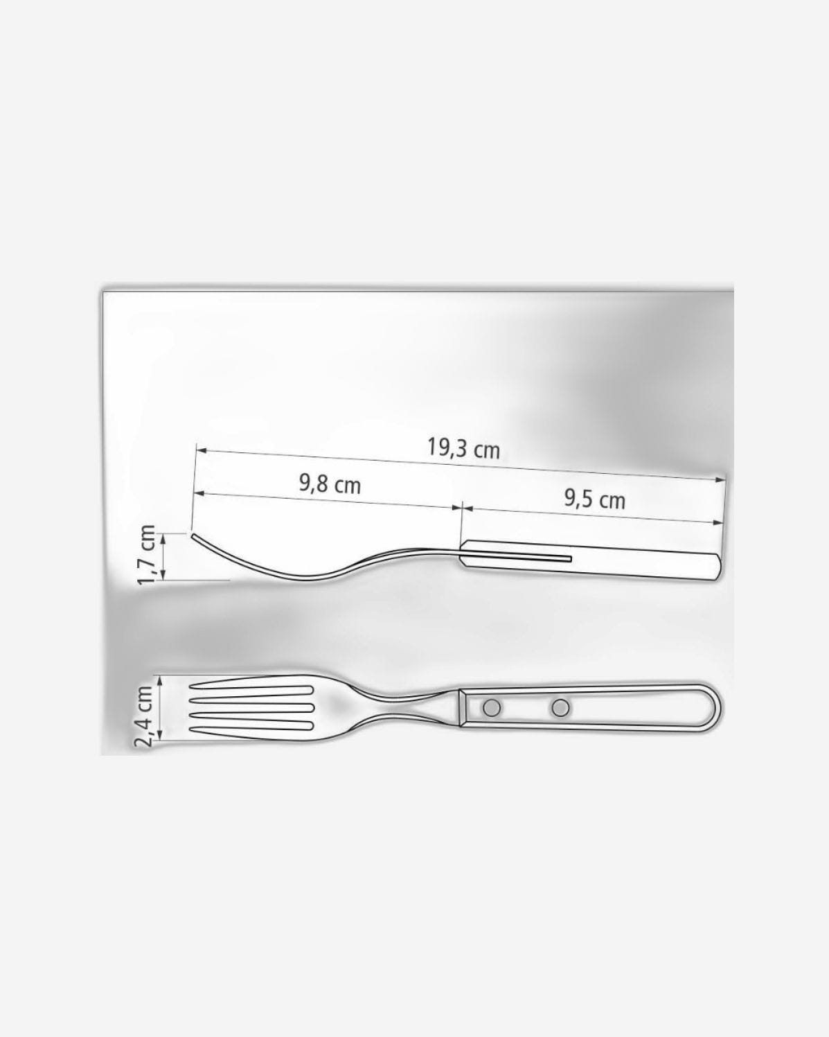 Tramontina Dynamic Table Fork Set 6Pc