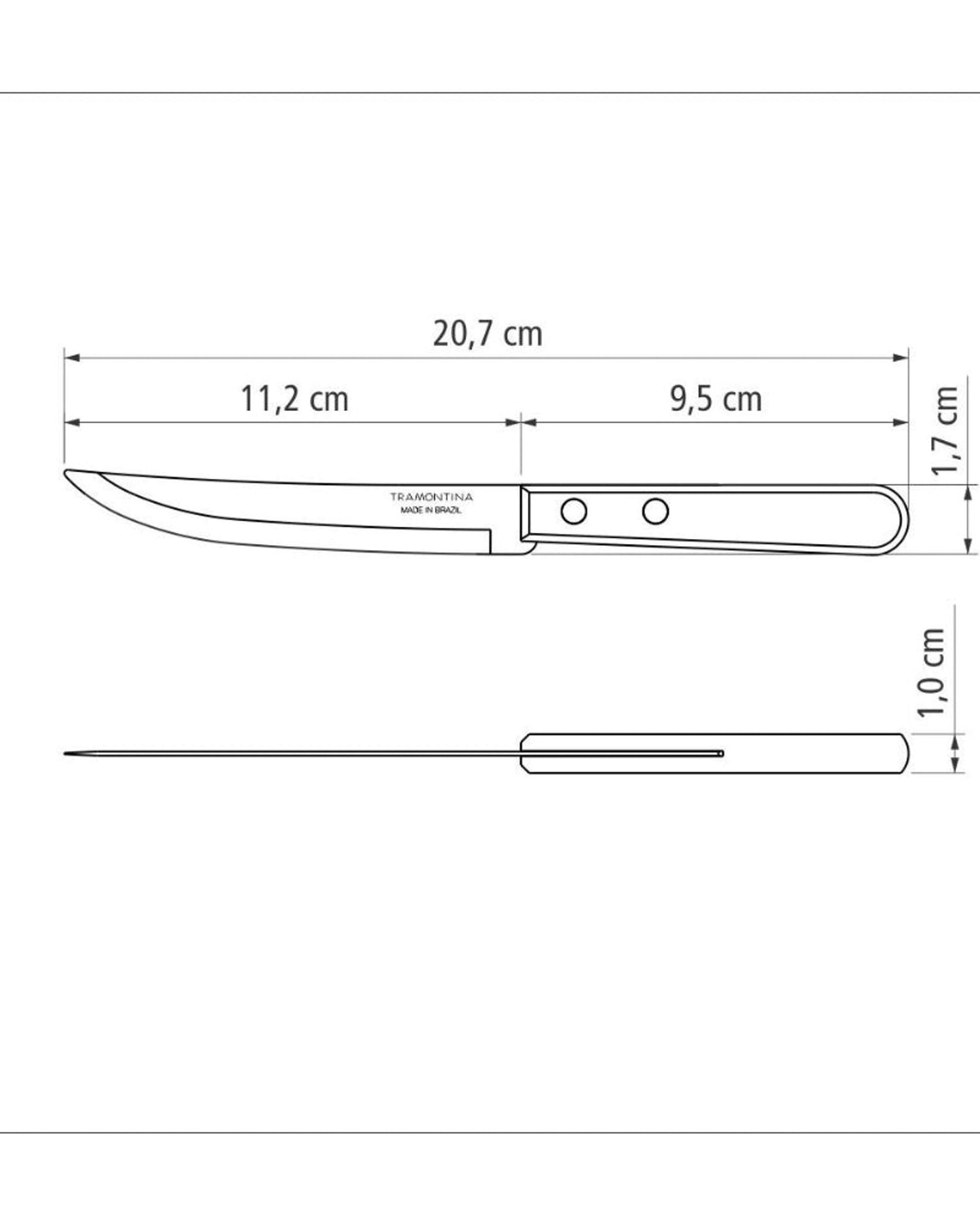 Tramontina Dynamic Steak Knife Set 2Pc