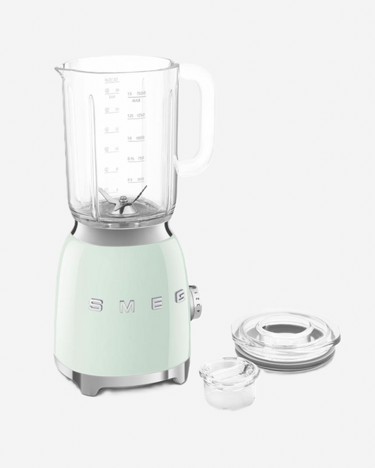 SMEG Retro Style Blender with 4 Speed Settings Pastel Green