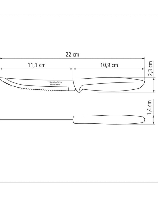 Tramontina Steak and Fruit Knife Blue