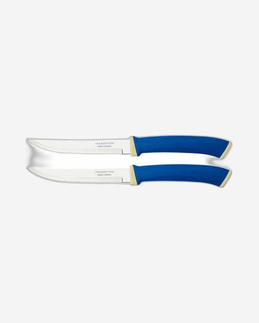 Tramontina Felice Steak Knife Set 2Pc Blue