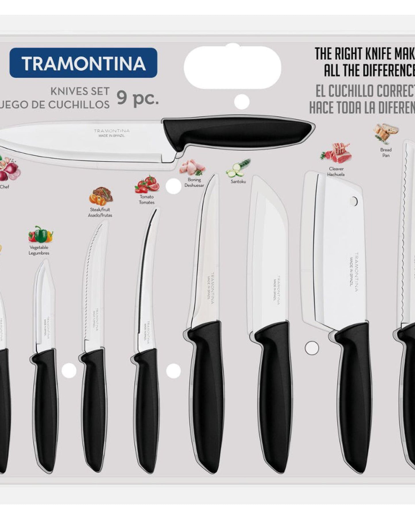 Tramontina Plenus Knife Set 9Pc