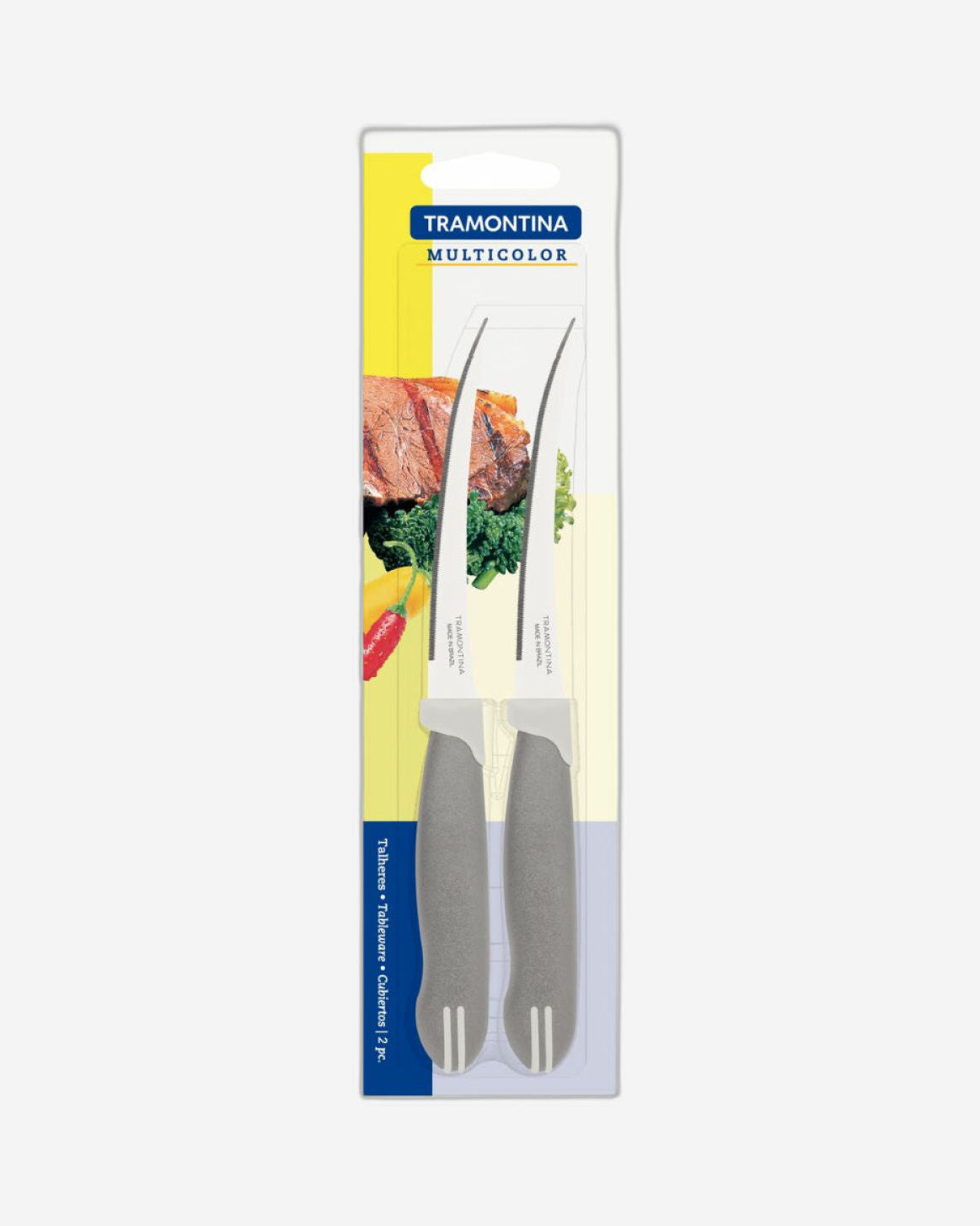 Tramontina Cor and Cor Tomato Knife Set 2Pc