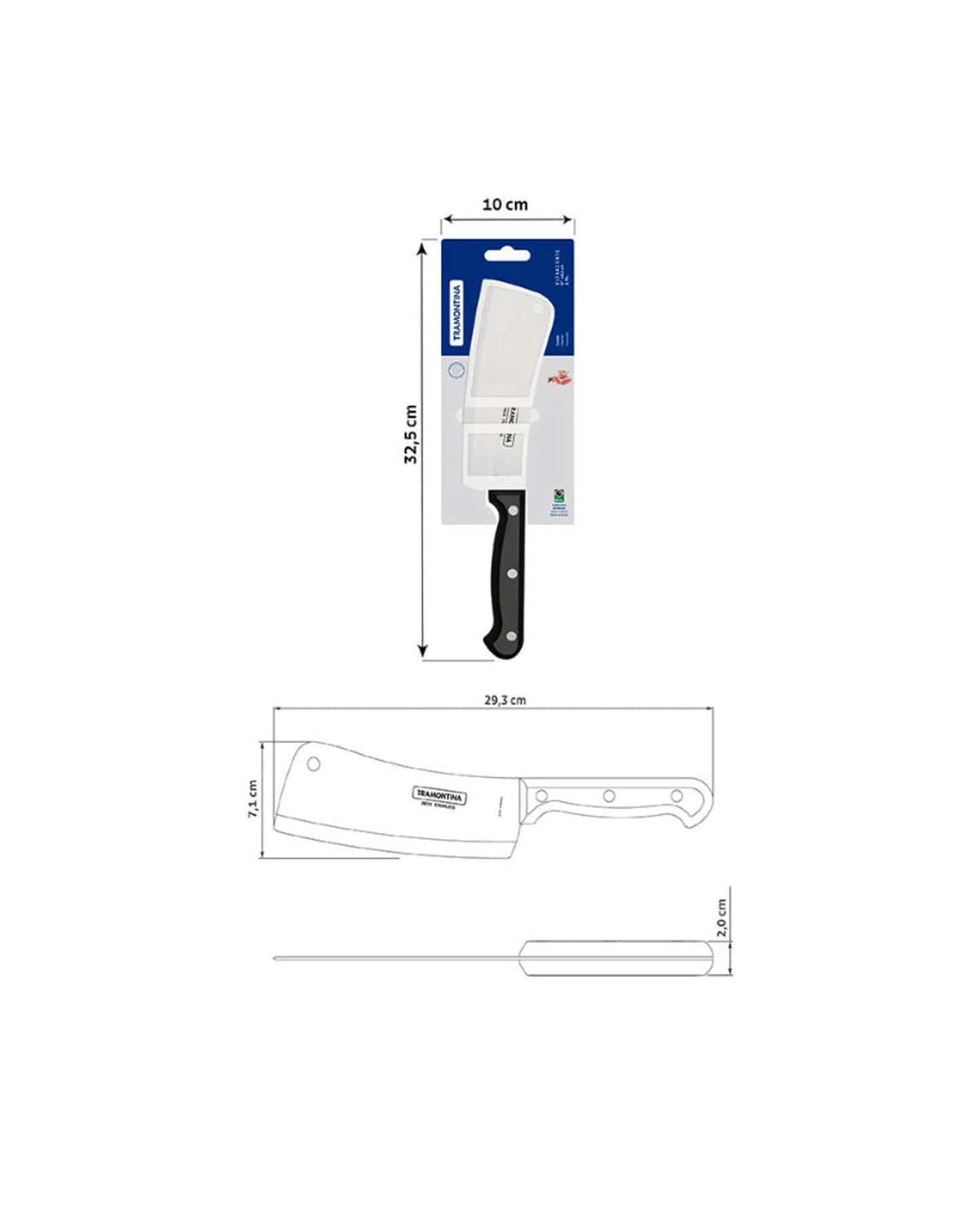 Tramontina Ultracorte Cleaver 6Inch