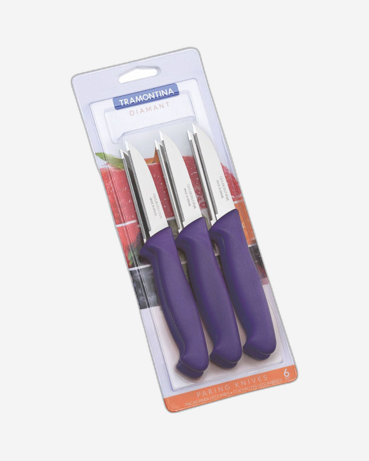 Tramontina Paring Knives 6Pc Purple