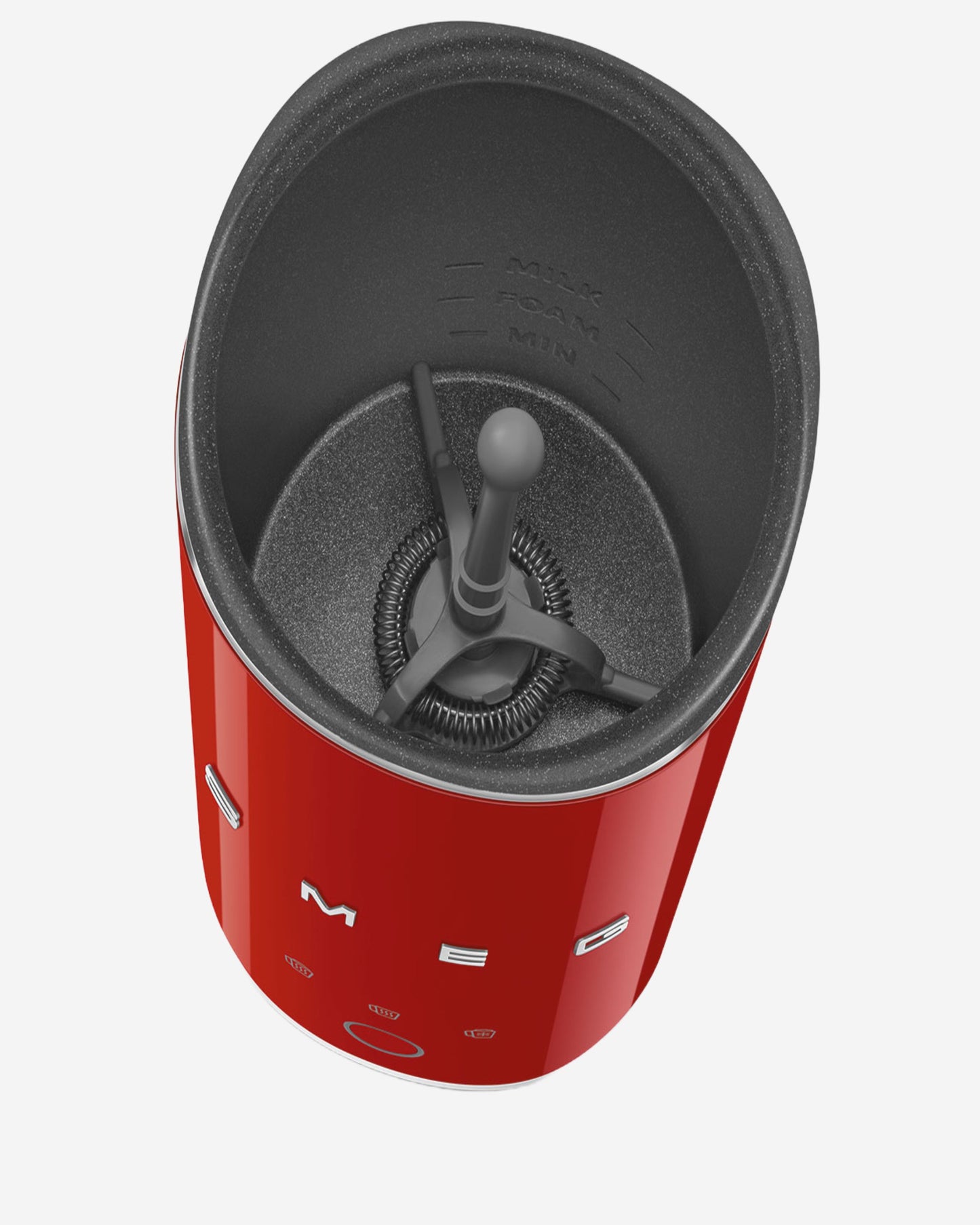 SMEG Mini Milk Frother Red 50’s Style - MFF02RDUK