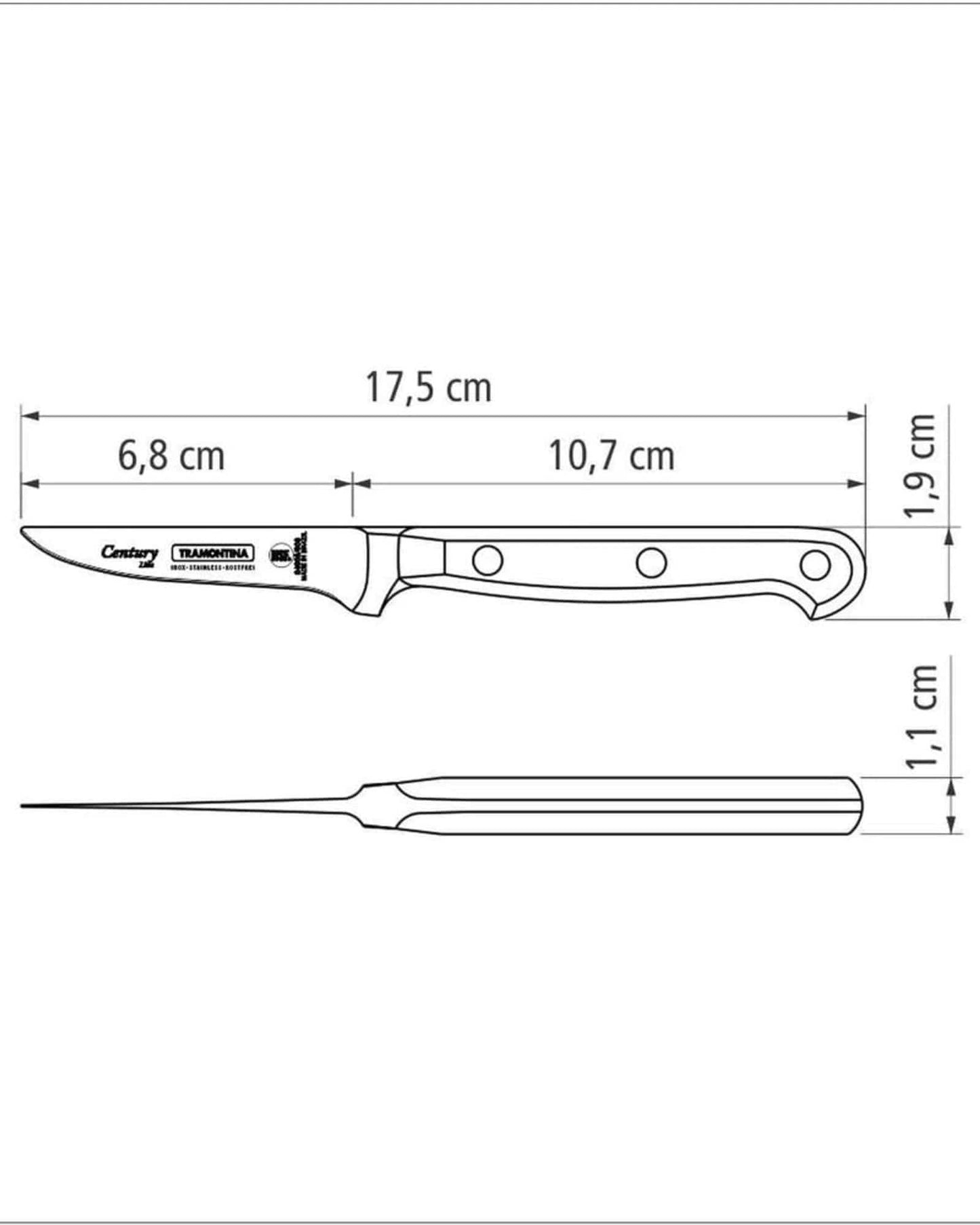 Tramontina Century Vegetable Knife 3Inch
