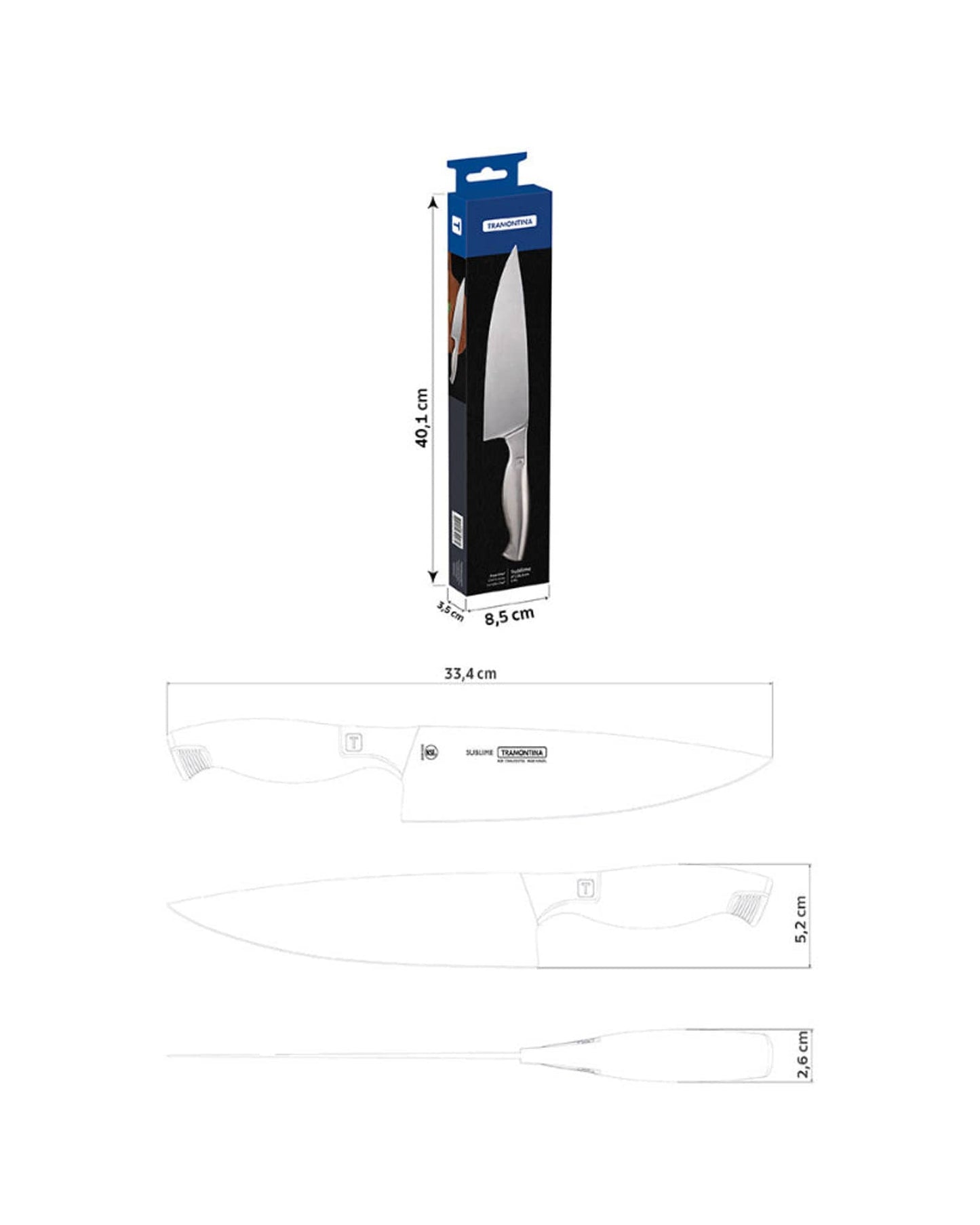 Tramontina Sublime Chef Knife 8Inch