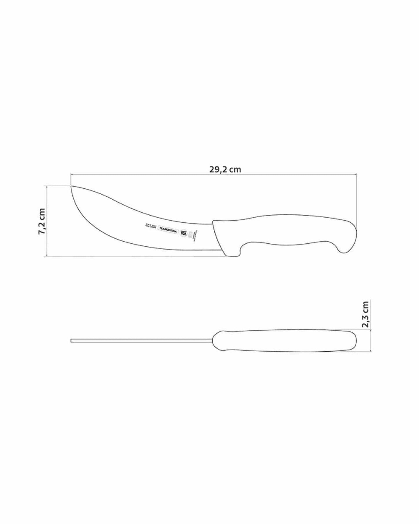 Tramontina Professional Leather and Bleeding Knife 6Inch White