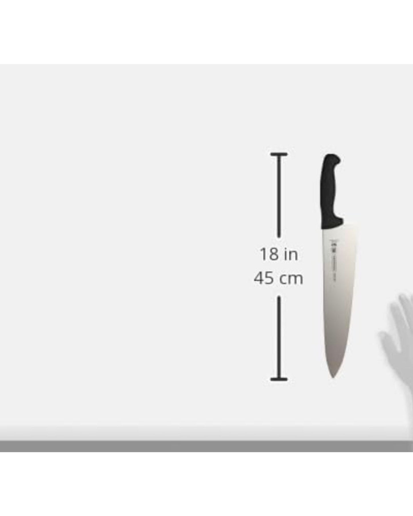 Tramontina Professional Meat Knife with Stainless-Steel Blade and Black Polypropylene Handle 12"