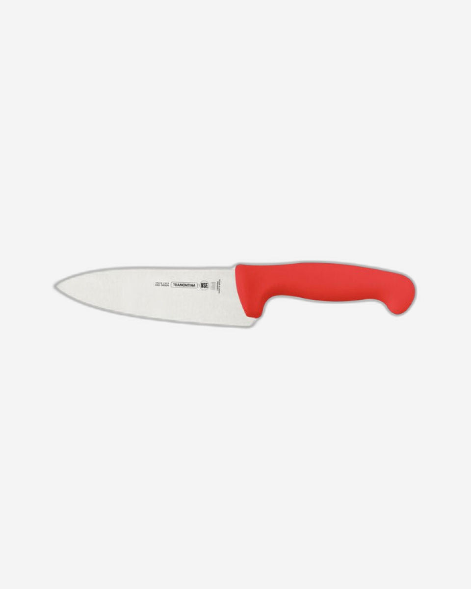 Tramontina Professional 6" Meat Knife with Stainless-Steel Blade and Red Polypropylene Handle