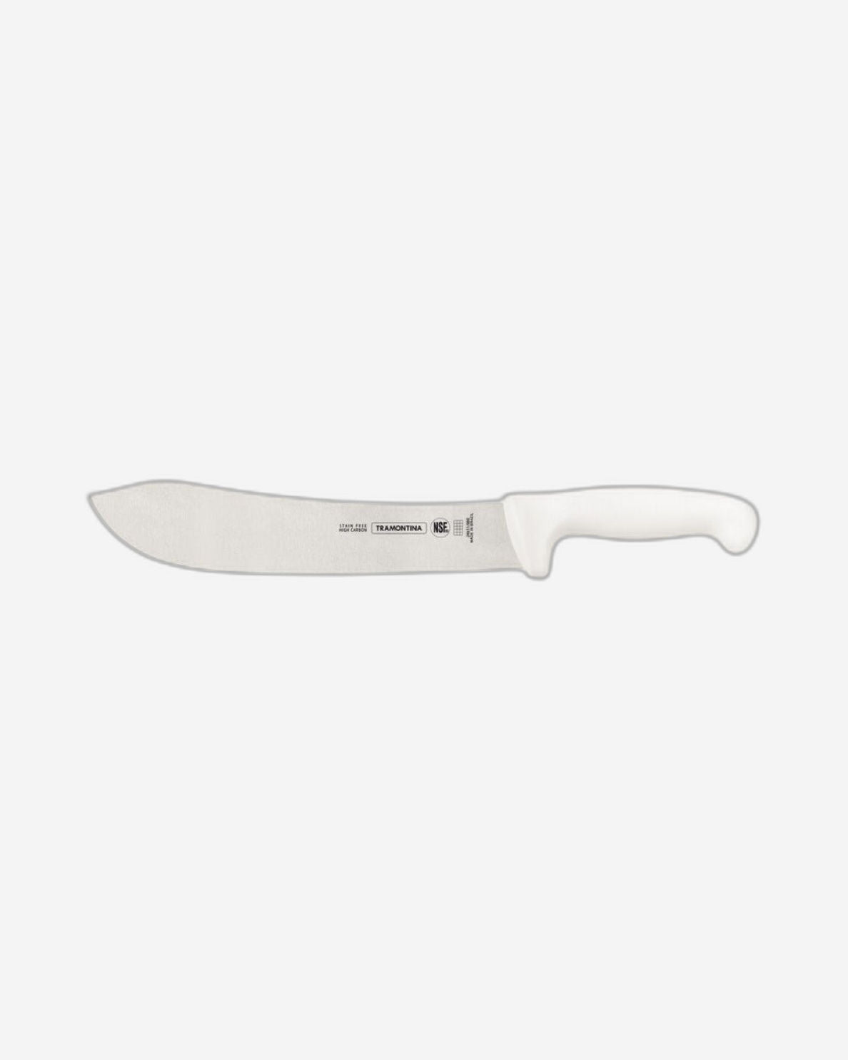 Tramontina Professional 10" Meat Knife with Stainless-Steel Blade and White Polypropylene Handle