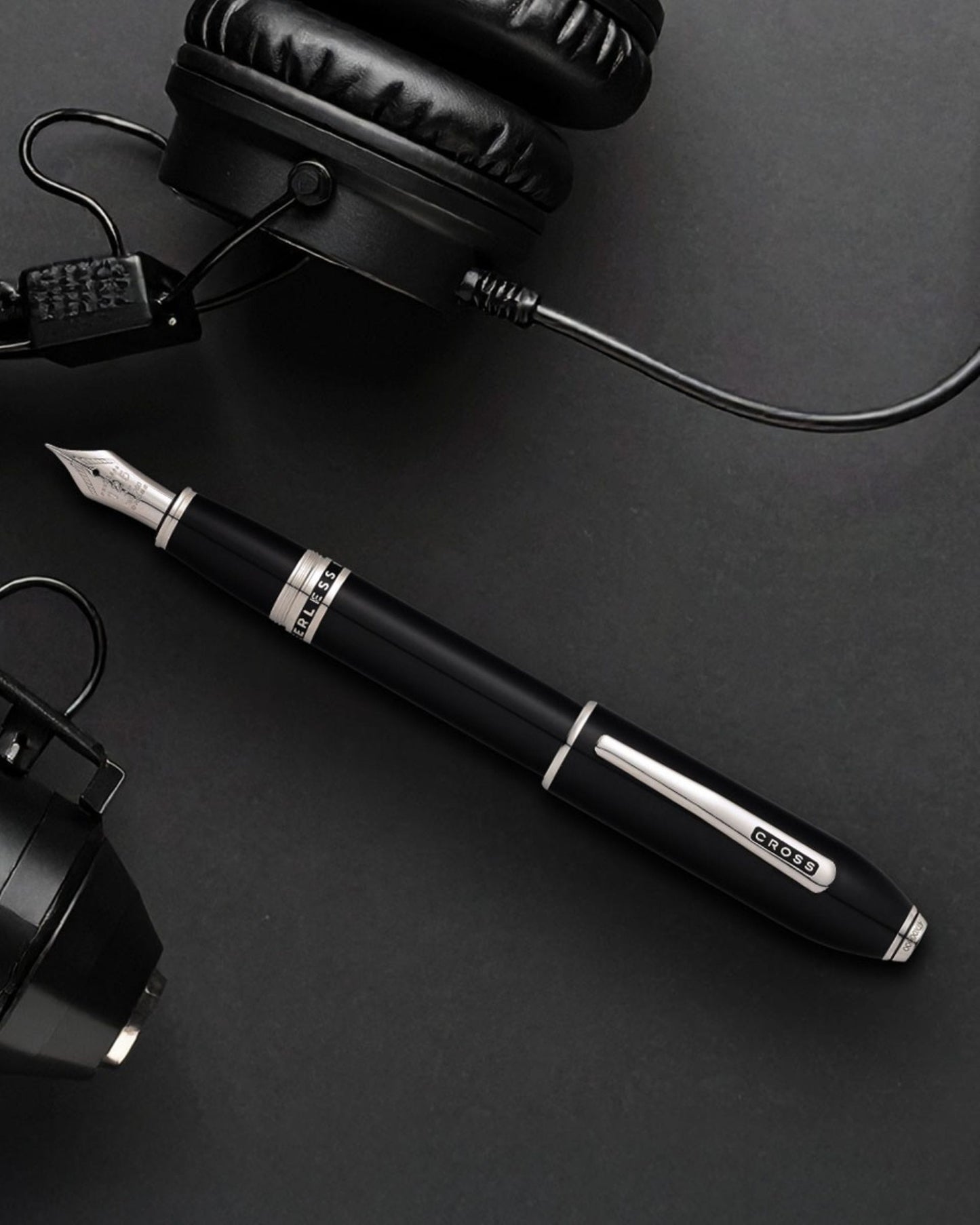 Cross Peerless Obsidian Black Lacquer Fountain Pen