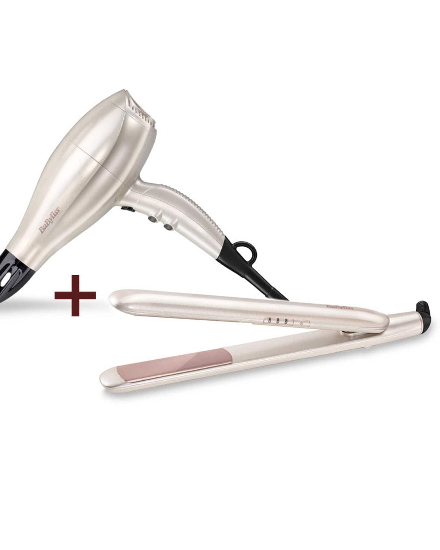 BaByliss Hair Straightener + Ionic Hair Dryer Styling Set