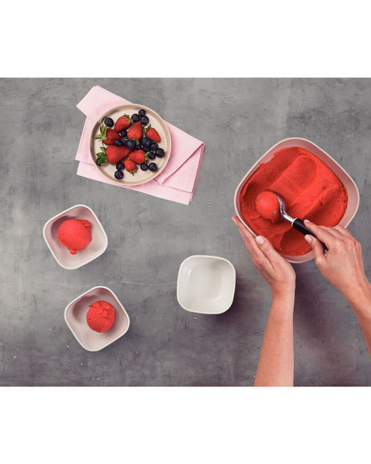 Tramontina Utilitá Chrome-Plated Zamak Ice Cream Scoop with Black Polypropylene Handle