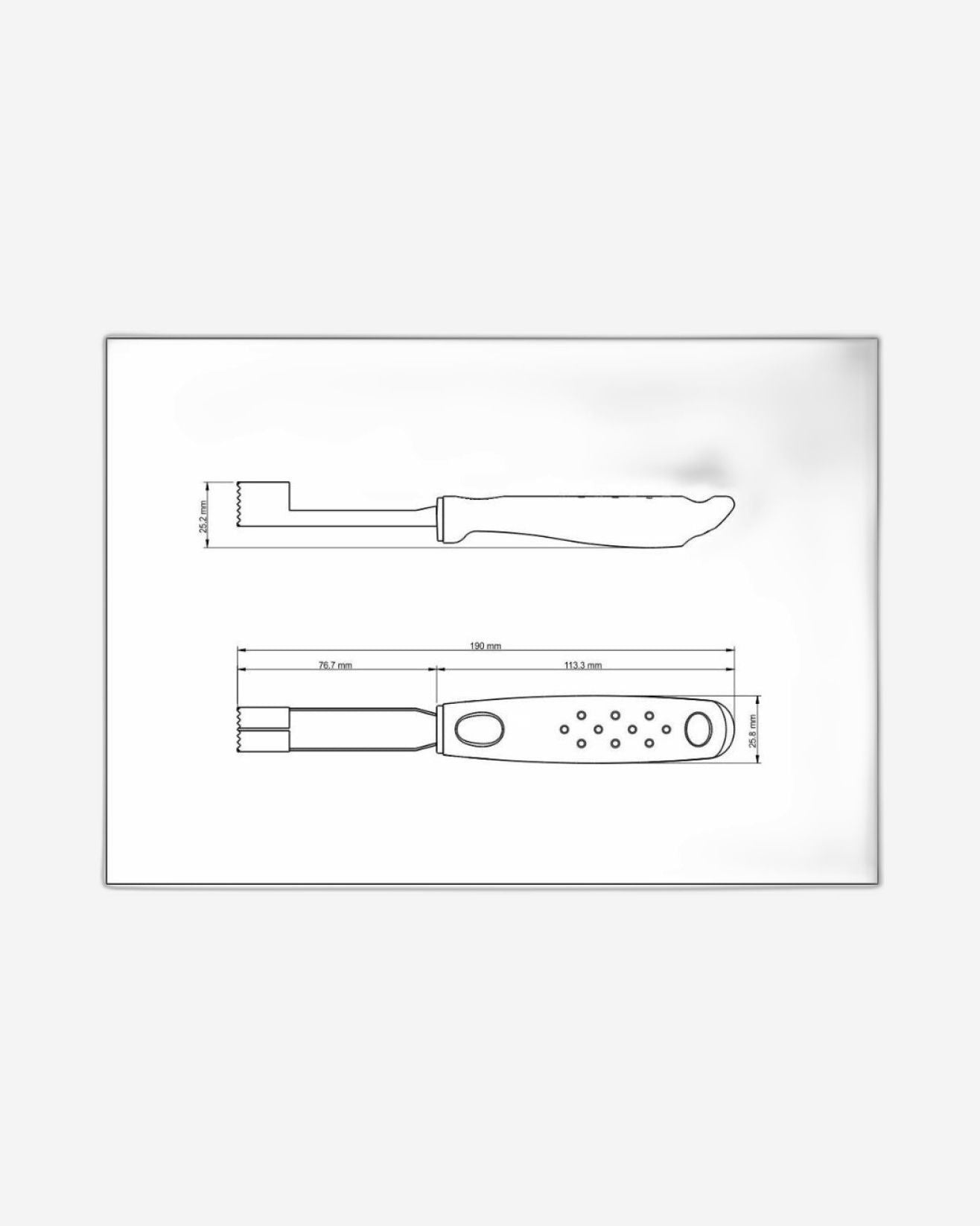 Tramontina Utilitá Stainless-Steel Corer with Black Polypropylene Handle
