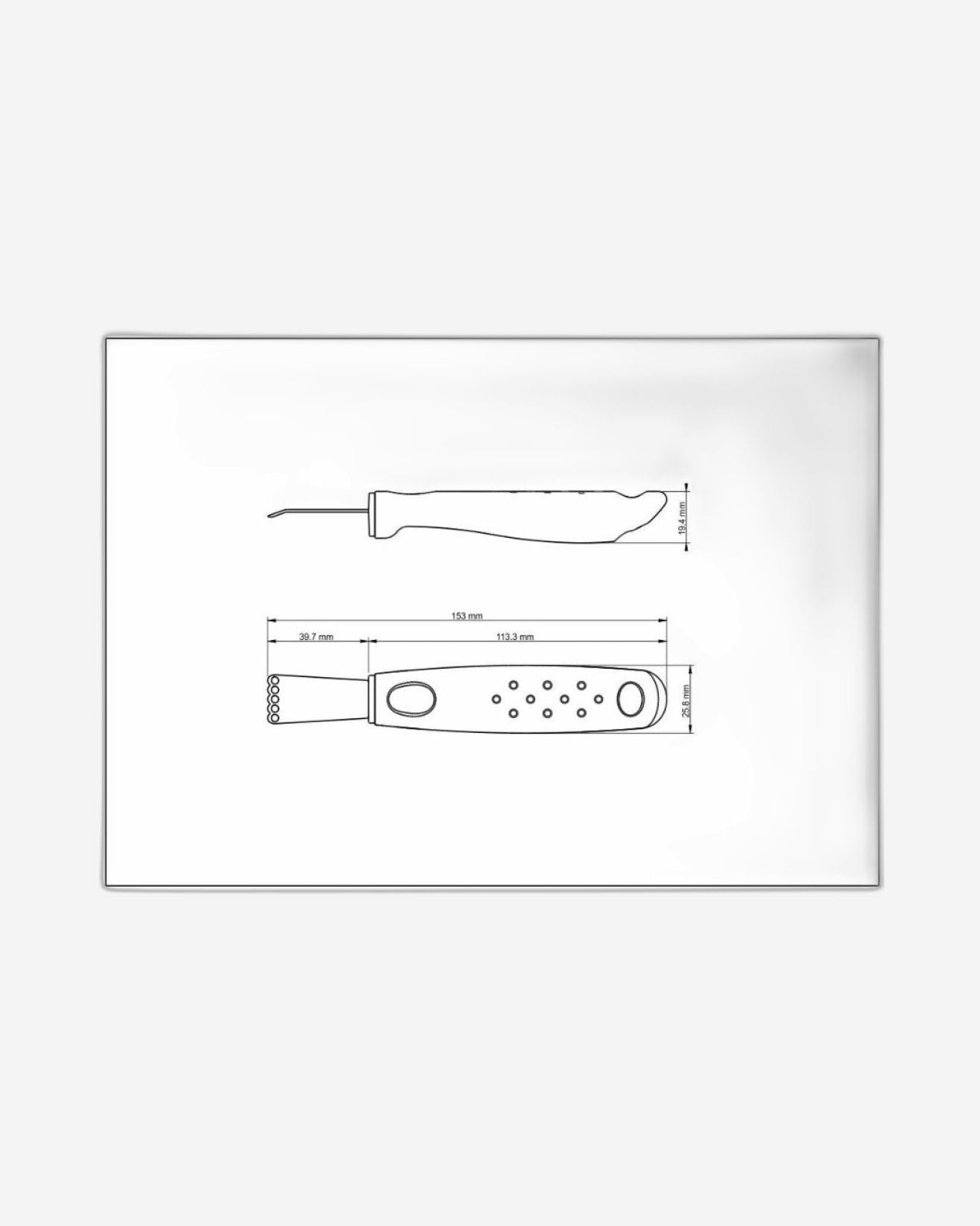 Tramontina Utilitá Stainless-Steel Zester with Black Polypropylene Handle