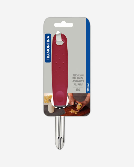 Tramontina Utilita Potato Peeler Red