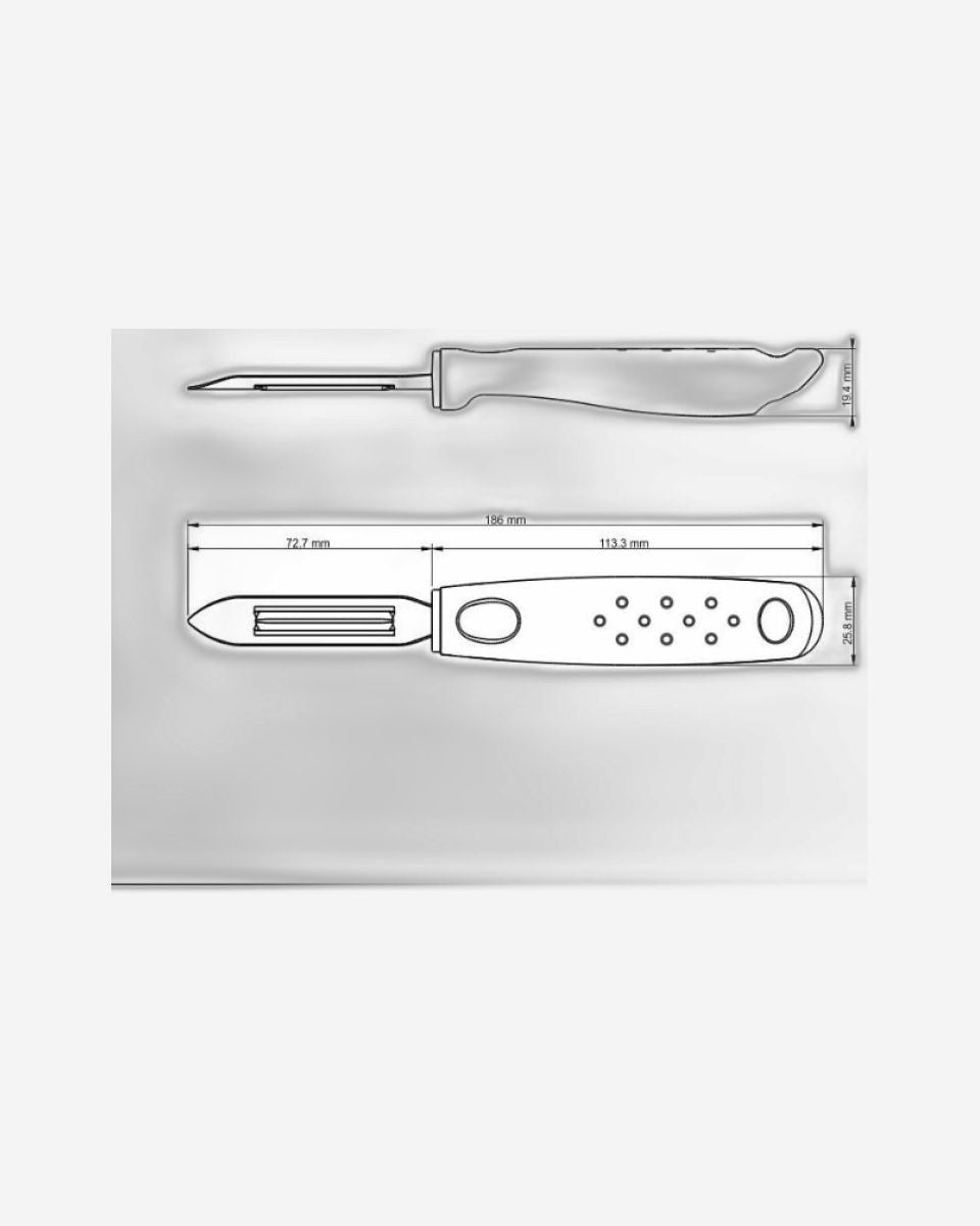 Tramontina Utilita Potato Peeler Red
