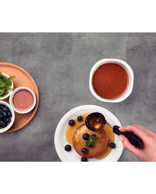 Tramontina Utilitá Stainless-Steel Sauce Ladle with Black Polypropylene Handle