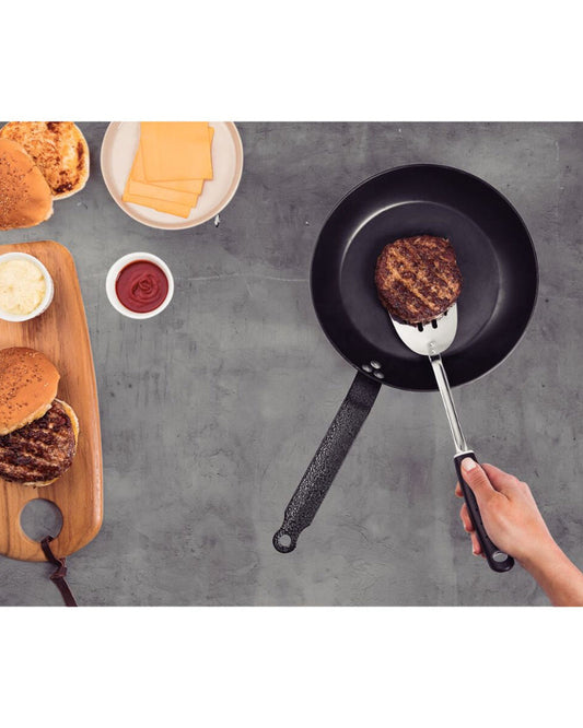 Tramontina Utilitá Stainless Steel Spatula with Black Polypropylene Handle